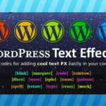 WP Text Effects Plugin